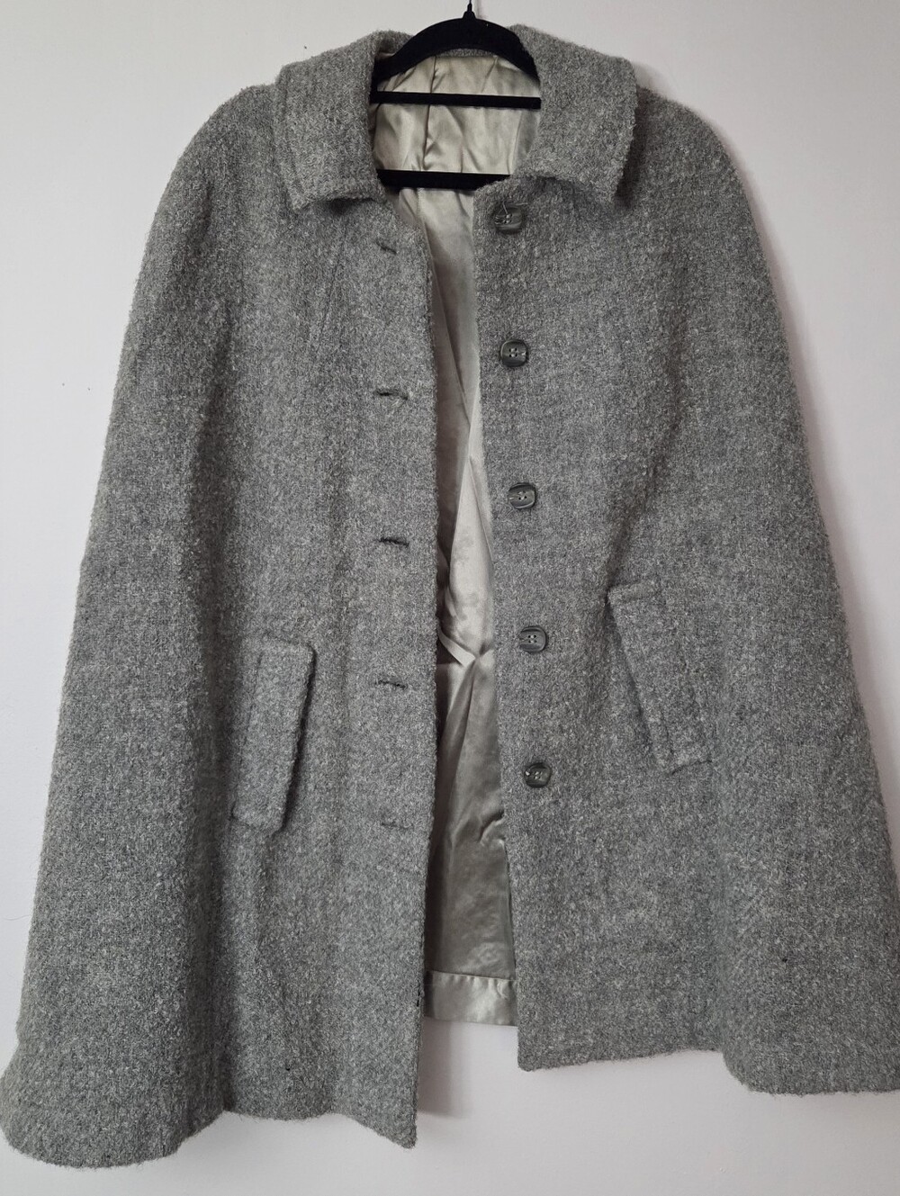 Wool Shawl Jacket One Size